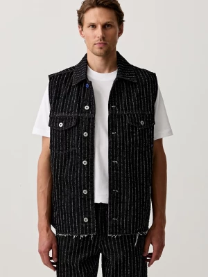 Obrázek produktu Karl Lagerfeld Jeans vesta pánská džínová černá