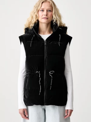 Obrázek produktu Karl Lagerfeld Jeans vesta s kapucí dámská černá