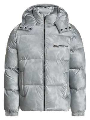 Obrázek produktu KARL LAGERFELD JEANS Zimní bunda šedá / černá