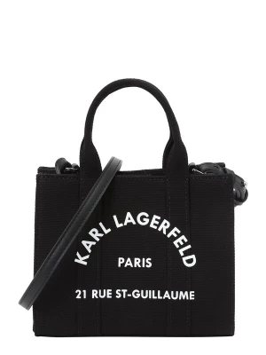Obrázek produktu Karl Lagerfeld Kabelka 'Rue St-Guillaume' černá / bílá
