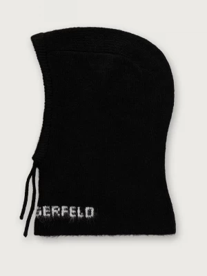 Obrázek produktu Karl Lagerfeld kapuce dámská s příměsí vlny černá