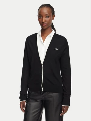 Obrázek produktu KARL LAGERFELD Kardigan B3W18038 Černá Regular Fit