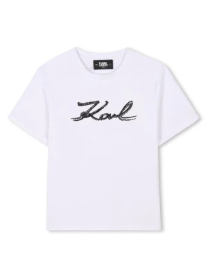 Obrázek produktu Karl Lagerfeld Kids T-Shirt Z30485 S Bílá Regular Fit