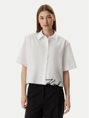 Obrázek produktu KARL LAGERFELD Košile B2W11017 Bílá Loose Fit
