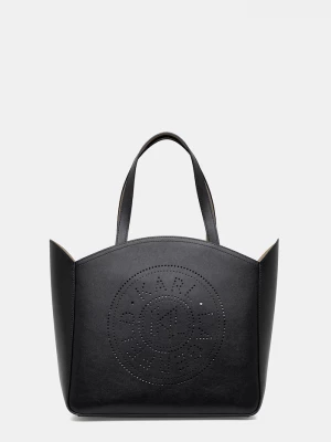 Obrázek produktu Karl Lagerfeld Kožená kabelka Karl Lagerfeld černá