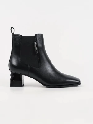 Obrázek produktu Karl Lagerfeld Kožené kotníkové boty Karl Lagerfeld KAYLA černá