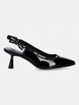 Obrázek produktu Karl Lagerfeld Kožené lodičky Karl Lagerfeld PANACHE černá