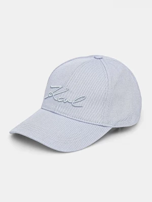Obrázek produktu Karl Lagerfeld kšiltovka dámská bavlněná K/SIGNATURE modrá
