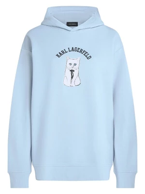 Obrázek produktu Karl Lagerfeld Mikina 'Ikon Choupette' světlemodrá / černá / bílá