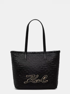 Obrázek produktu Karl Lagerfeld nákupní taška dámská kožená K/SIGNATURE černá