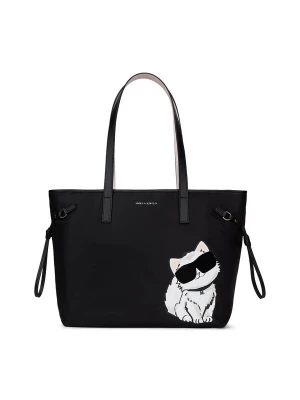 Obrázek produktu Karl Lagerfeld Nákupní taška 'Ikon Choupette' černá / bílá