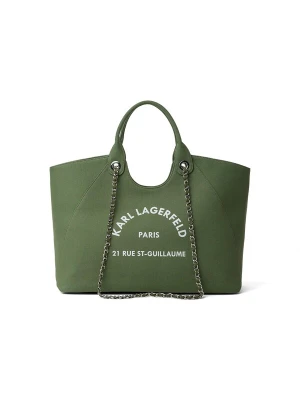 Obrázek produktu Karl Lagerfeld Nákupní taška 'Rue ST-Guillaume' olivová / bílá