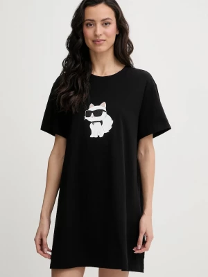 Obrázek produktu Karl Lagerfeld Noční košile Karl Lagerfeld IKON černá