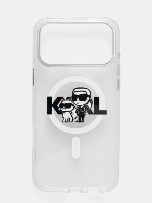 Obrázek produktu Karl Lagerfeld Obal na telefon iPhone 17 Pro Max stříbrná