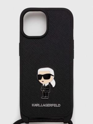 Obrázek produktu Karl Lagerfeld Obal na telefon iPhone 15 6.1 černá
