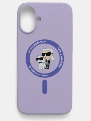 Obrázek produktu Karl Lagerfeld Obal na telefon Karl Lagerfeld iPhone 16 Plus 6.7 fialová