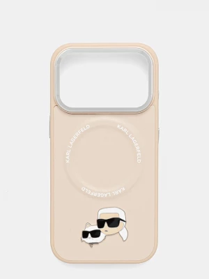 Obrázek produktu Karl Lagerfeld Obal na telefon Karl Lagerfeld iPhone 17 Pro béžová