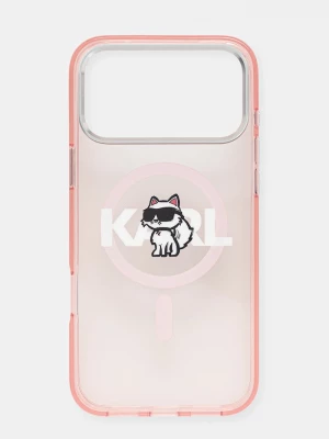 Obrázek produktu Karl Lagerfeld Obal na telefon iPhone 17 Pro Max růžová