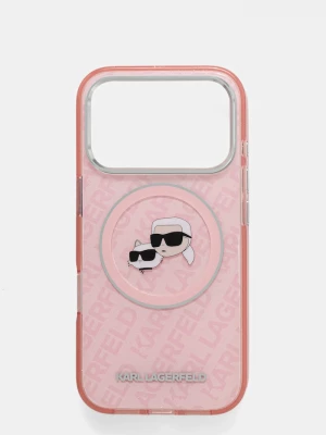 Obrázek produktu Karl Lagerfeld Obal na telefon iPhone 17 Pro růžová