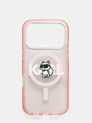 Obrázek produktu Karl Lagerfeld Obal na telefon iPhone 17 Pro růžová