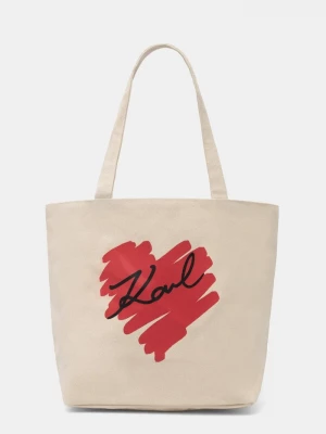 Obrázek produktu Karl Lagerfeld Oboustranná kabelka Karl Lagerfeld béžová