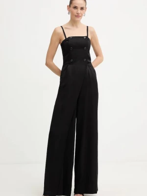 Obrázek produktu Karl Lagerfeld Overal s přídavkem lnu Karl Lagerfeld TAILORED JUMPSUIT černá