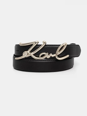 Obrázek produktu Karl Lagerfeld pásek dámský kožený K / SIGNATURE černá