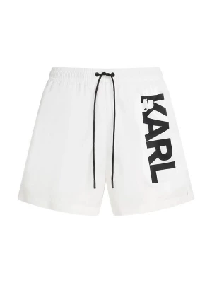 Obrázek produktu Karl Lagerfeld Plavecké šortky černá / bílá