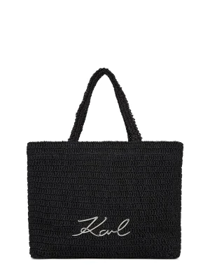 Obrázek produktu Karl Lagerfeld Plážová taška 'K / Signature' černá