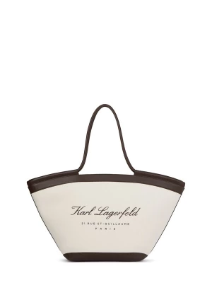 Obrázek produktu Karl Lagerfeld Plážová taška světle béžová / čokoládová