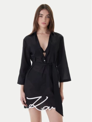 Obrázek produktu KARL LAGERFELD Plážové šaty A2W46075 Černá Regular Fit