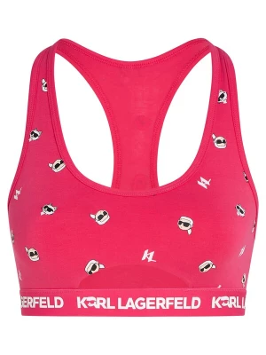 Obrázek produktu Karl Lagerfeld Podprsenka malinová / černá / bílá