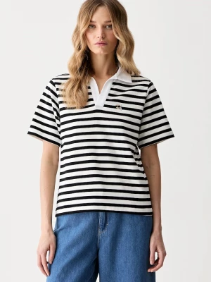 Obrázek produktu Karl Lagerfeld polo dámské bavlněné IKON černá