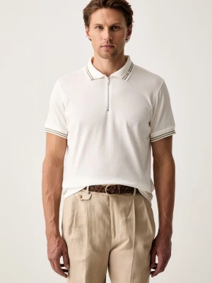 Obrázek produktu Karl Lagerfeld polo pánské bavlněné béžová