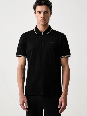 Obrázek produktu Karl Lagerfeld polo pánské bavlněné černá