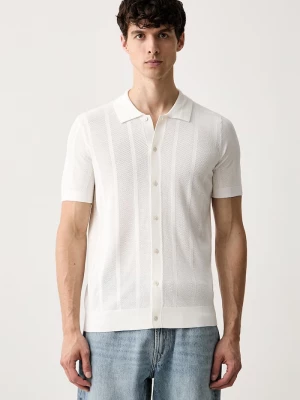 Obrázek produktu Karl Lagerfeld polo pánské s viskózou béžová