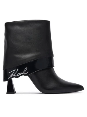 Obrázek produktu KARL LAGERFELD Polokozačky Debutante KL32051 Černá