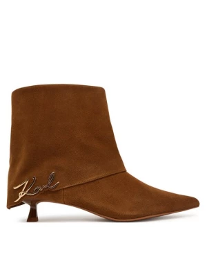 Obrázek produktu KARL LAGERFELD Polokozačky KL30142 Hnědá