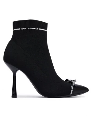 Obrázek produktu KARL LAGERFELD Polokozačky Pandara KL31341 Černá