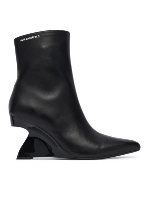 Obrázek produktu KARL LAGERFELD Polokozačky Waverly KL34645 Černá