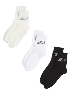 Obrázek produktu Karl Lagerfeld Ponožky béžová / černá / bílá