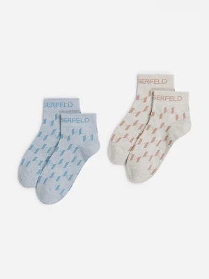 Obrázek produktu Karl Lagerfeld Ponožky Karl Lagerfeld 2-pack modrá