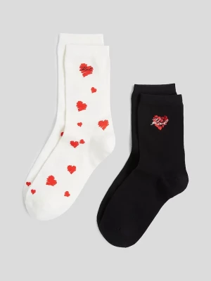 Obrázek produktu Karl Lagerfeld Ponožky Karl Lagerfeld K/HEART 2-pack béžová