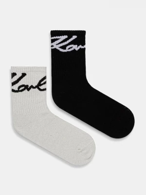 Obrázek produktu Karl Lagerfeld Ponožky Karl Lagerfeld SIGNATURE LUREX 2-pack černá