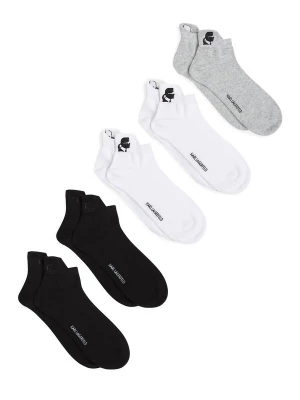 Obrázek produktu Karl Lagerfeld Ponožky šedá / černá / bílá