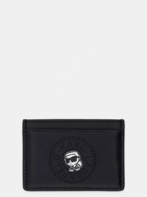 Obrázek produktu Karl Lagerfeld pouzdro na karty dámské kožené IKON černá