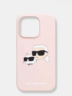 Obrázek produktu Karl Lagerfeld pouzdro na telefon iPhone 16 Pro růžová