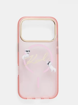 Obrázek produktu Karl Lagerfeld pouzdro na telefon iPhone 17 Pro růžová