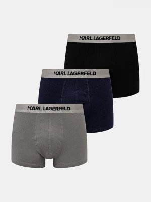 Obrázek produktu Karl Lagerfeld přiléhavé boxerky pánské bavlněné elastanem 3-pack námořnická modř