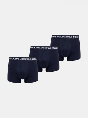 Obrázek produktu Karl Lagerfeld přiléhavé boxerky pánské bavlněné s elastanem 3-pack námořnická modř
